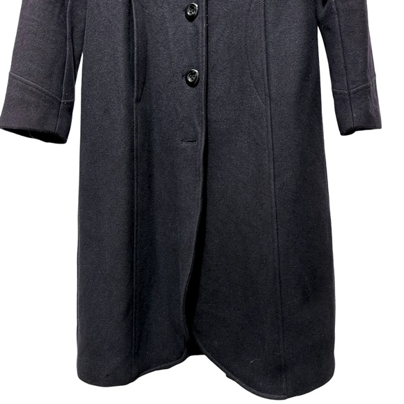 Vintage Les Uniformes de Balenciaga Navy Blue Long Coat - Picture 3 of 8